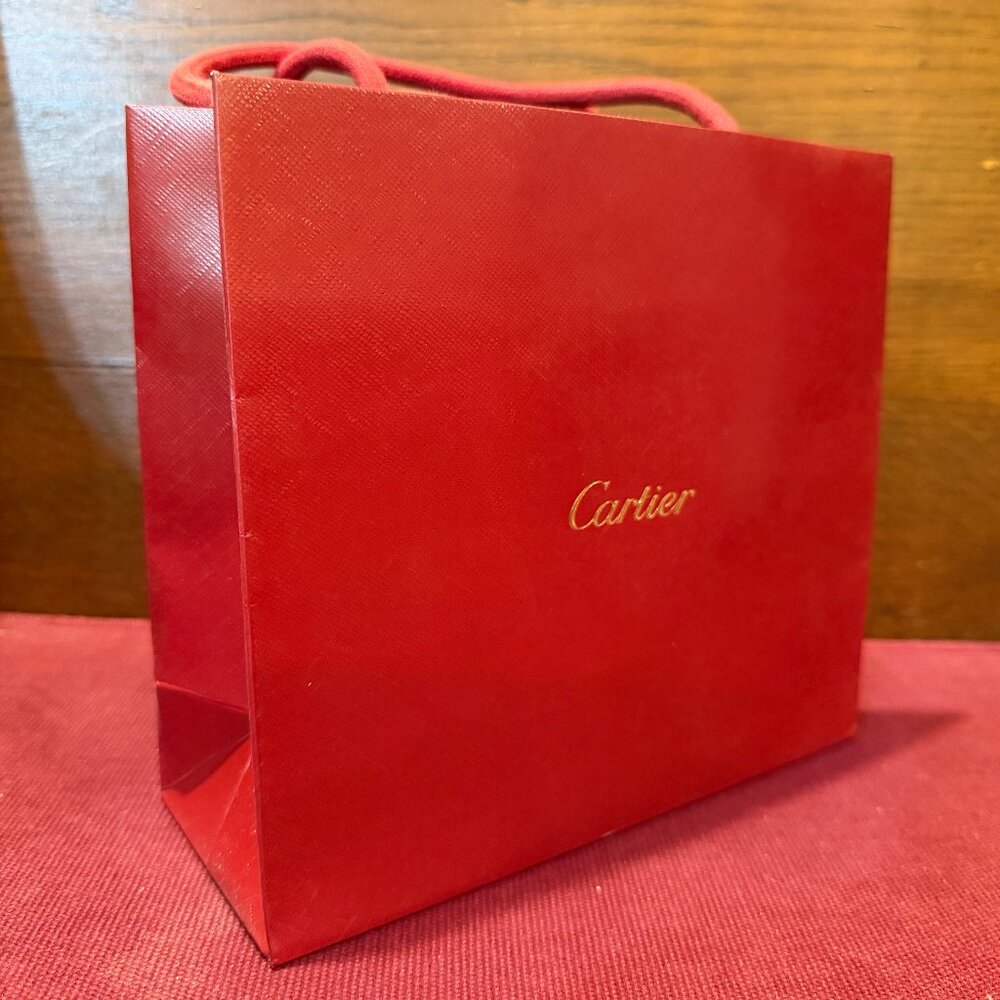 Cartier Classic Red Gift Bag – Small Earrings Edition